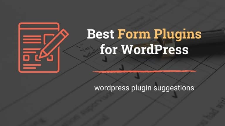 Best form builder plugins for WordPress
