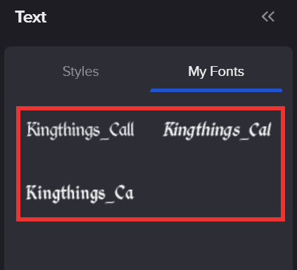 custom fonts appear funder My Fonts
