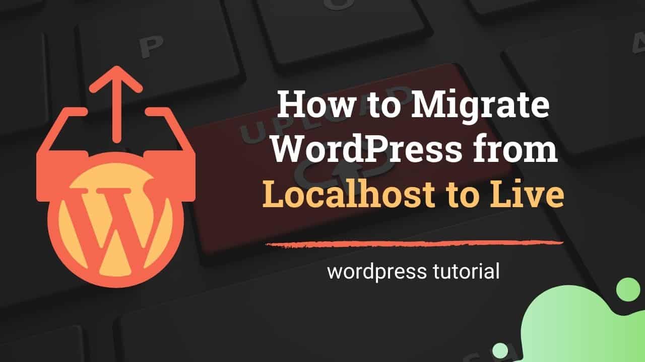 How to move a live WordPress site to localhost xampp?