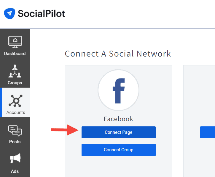 connect facebook with socialpilot