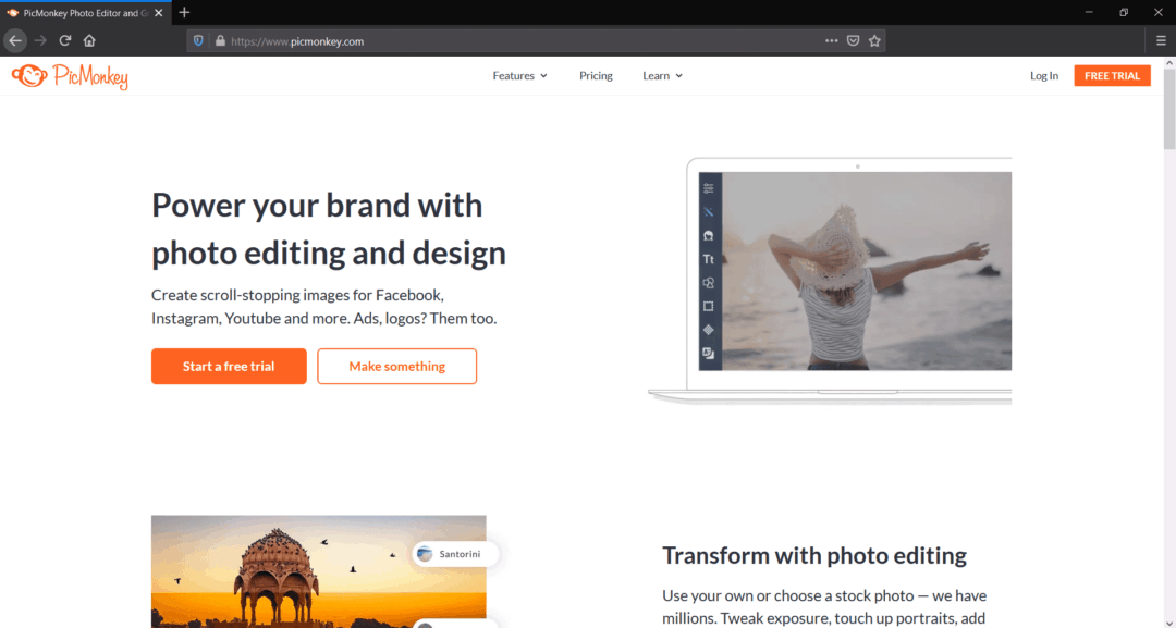 picmonkey - online editing and designing tool - alternative to canva