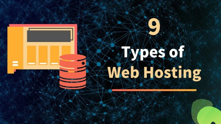 Different types of web hosting