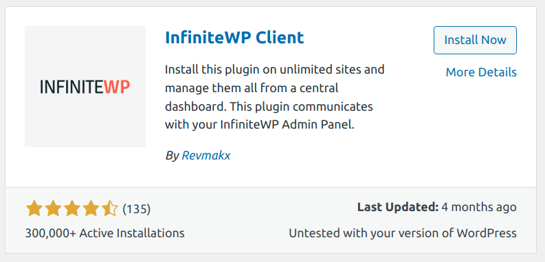 InfiniteWP Client plugin