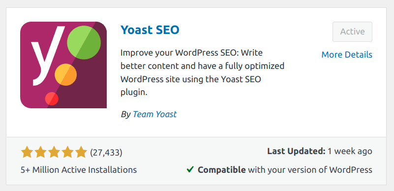 Yoast SEO plugin - essential WordPress plugins