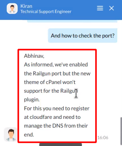 Miles Web chat - Railgun issue