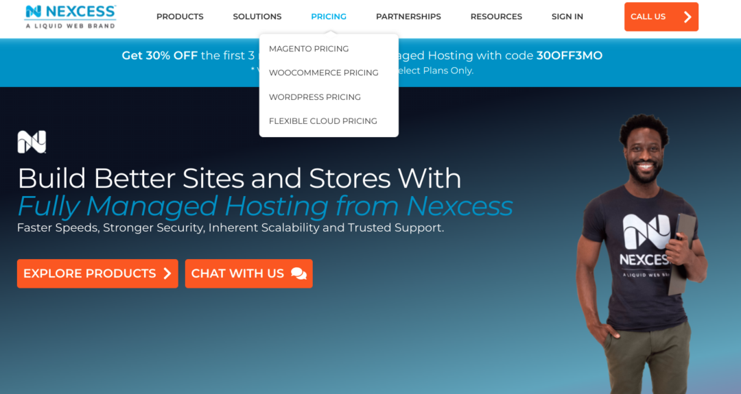 Nexcess managed WordPress hosting